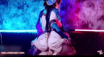 MollyRedWolf's Genshin Cosplay Creampie Payback
