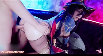 MollyRedWolf's Genshin Cosplay Creampie Payback
