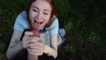 Scarlet Skies' Public Pleasures: Real Sex Vlog with Big Cock