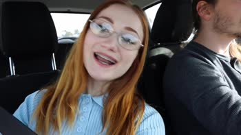 Scarlet Skies' Public Pleasures: Real Sex Vlog with Big Cock