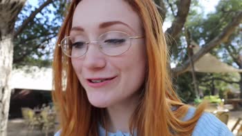 Scarlet Skies' Public Pleasures: Real Sex Vlog with Big Cock