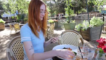 Scarlet Skies' Public Pleasures: Real Sex Vlog with Big Cock