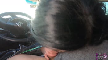 Black Lynn's Public Blowjob Bonanza: Swallows Galore!