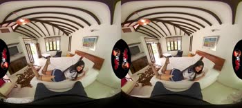 Colombian Beauty's Perfect Body in Virtual Reality