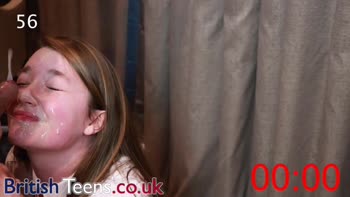 British Teen (18+) Uniform Angels: Cumshot Frenzy & Blowjob Bonanza