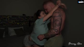 Martin Spell & Princess Alice: Petite Brunette Destroyed in Hardcore Dorm Debauchery