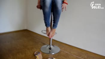 Cherry's Kinky Czech Feet Tease in High Definition