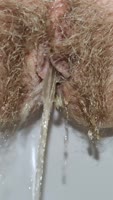Angel Fowler's Golden Shower: Hairy MILF Farts & Pisses