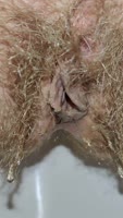 Angel Fowler's Golden Shower: Hairy MILF Farts & Pisses