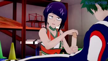 Kyoka Jiro's Secret Storage Room Seduction in 60FPS Anime