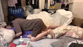 Yunnagi's Playful Trick: Shemale Teases Tired Teen (18+)