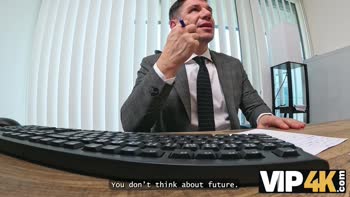Rockstar Redhead's Raunchy Office Romp with Denis Marti