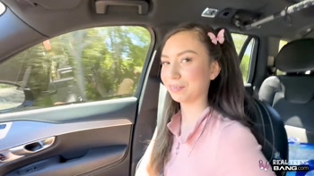 Petite Amber Angel's Hot First Porn Scene