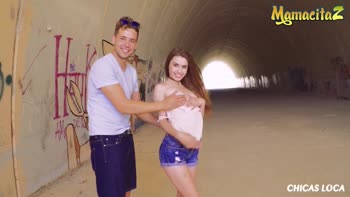 Chicas Loca - College Teen (18+) Risky Outdoor Fucking with Multiple Orgasm