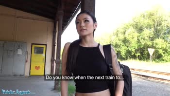 Rae Lil Black's Real Japanese POV Fling for Cash