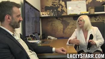 Doctor's Office Delight: Lacey Starr Serves Pascal White's Big Cock
