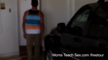 Moms Teach Sex - Step Mom teaches step son’s girlfriend how to fuck