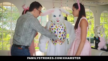 - Cute Teen (18+) Fucked By Easter Bunny Uncle