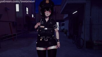 OwOmeVR's Futanari Fantasy: Throbbing Girlcock Enforces the Law in HD