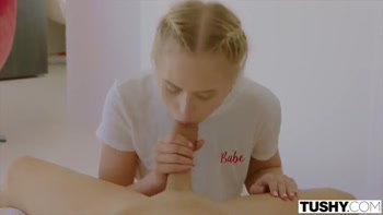 Tushy Super Horny Model Gets Gaped on a Shoot