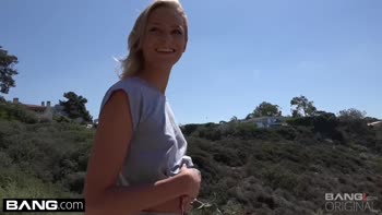 BANG Real Teens (18+) - Titties on a hike