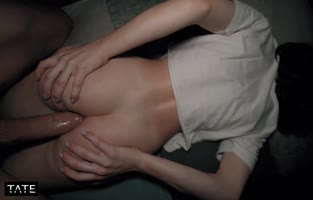 Little Arden's Tight Rear Takes Big White Dick