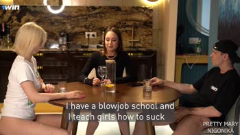 Nigonika's Blonde Blowjob Bliss with Eliz Benson