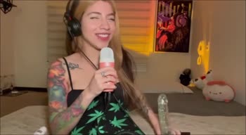 Petitesativa's Steamy Solo: Riding Her 20cm Dildo Delight