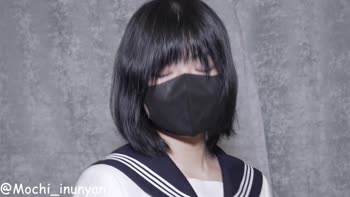 Mochi_inunyan - Mochi's Racy Rehearsal: Solo Fun in Black Stockings