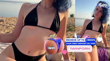 Napirat's Beach Seduction: Big Tit Blowjobs in the Sun