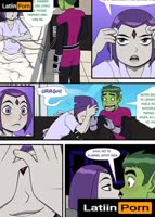 LatiinPorn's Trio Frenzy: Starfire, Raven & Robin