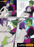 LatiinPorn's Trio Frenzy: Starfire, Raven & Robin