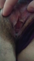 My boy play a little with my pussy