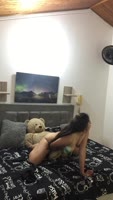 MeryandLu Teases with Teddy Bear in Steamy POV Solo