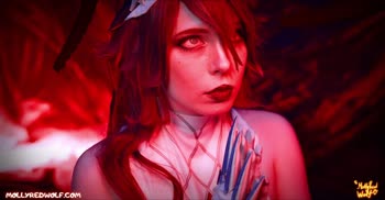 Rosaria's Temptation: MollyRedWolf in Genshin Impact Cosplay POV