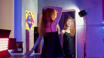 Izi_fox's Sizzling Solo: Red Hot Seduction in HD