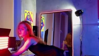 Izi_fox's Sizzling Solo: Red Hot Seduction in HD