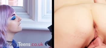 Blowjob Britain: Teen (18+) vs. Teacher in a Spit-Some Showdown