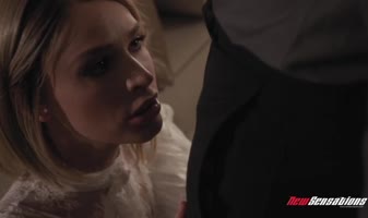 Innocence Lost: Petite Emma Hix Succumbs to James Deen's Hung Stud