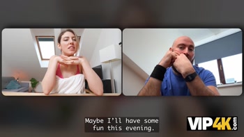 VIP4K. Video call turns into Cheating right in front of
