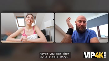 VIP4K. Video call turns into Cheating right in front of