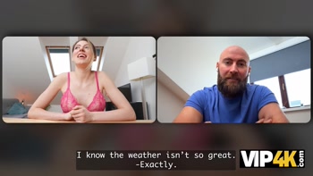 VIP4K. Video call turns into Cheating right in front of