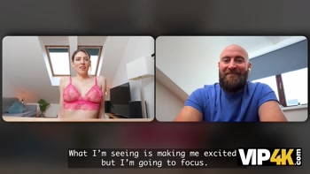VIP4K. Video call turns into Cheating right in front of