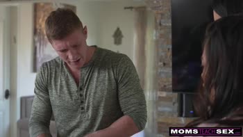 Tan's POV Blowjob Fantasy: Step Mom's Wild Offer