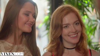 VIXEN Jia Lissa has intense threesome with Sonya in Paris