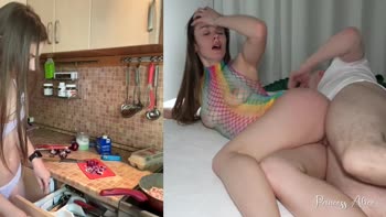 Princess Alice Satisfies Cravings for Food & Cock