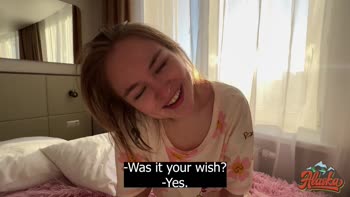 Alaska-Young's Step Sister Massage Turns into Hot Raw Sex