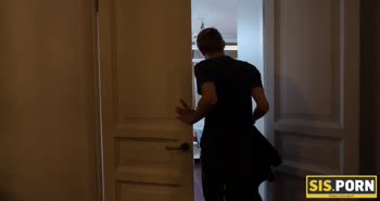 Blindfolded Teen (18+)'s Stepbrother Surprise