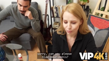 VIP4K. She pays for her mistakes with her Tight Pussy