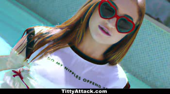 Skylar Snow's Busty Redhead Temptation: Outdoor Doggy Style Frenzy